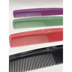 Vintage Goody Hair Comb Lot 7 Plastic Retro 60s 70s 80s
